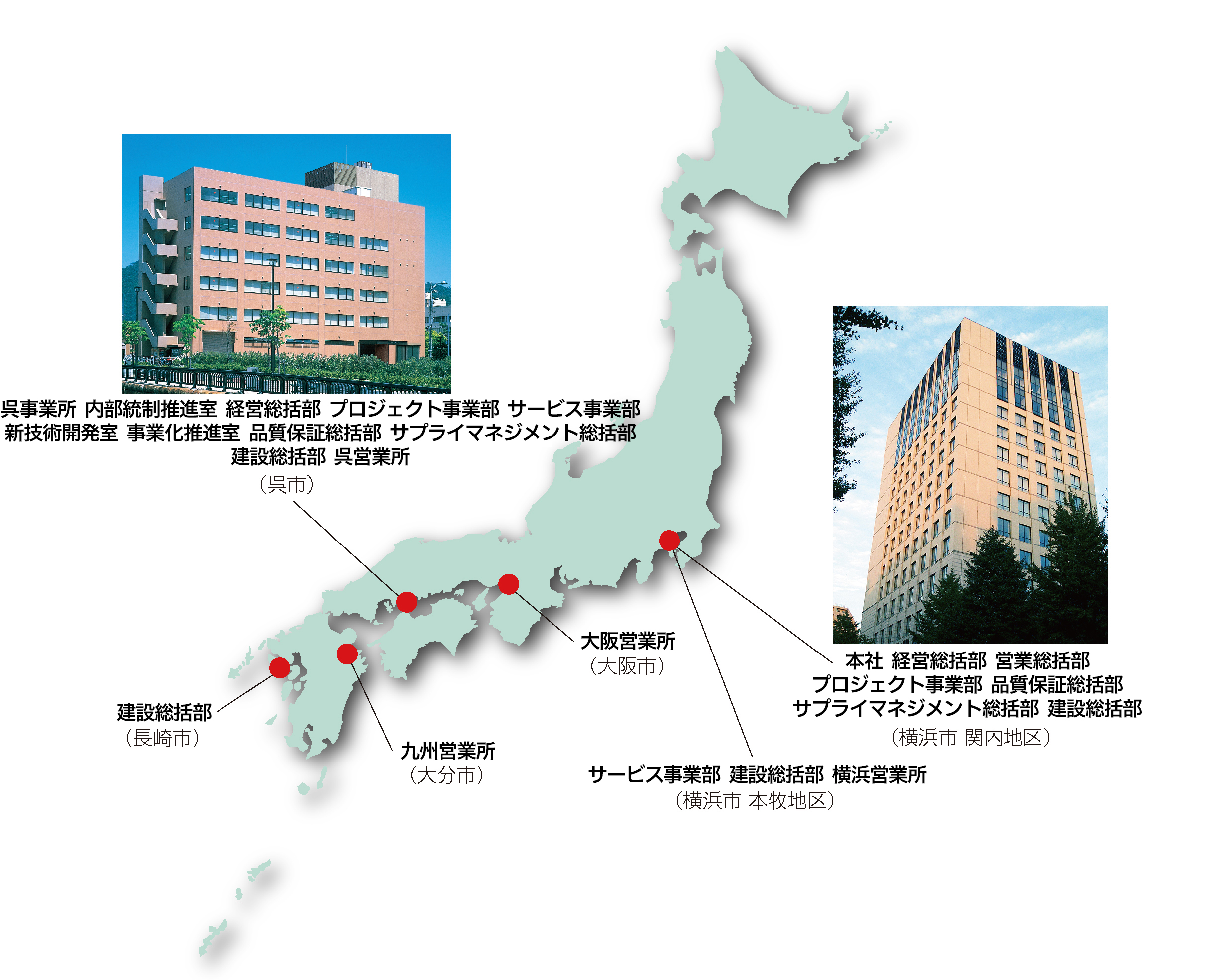 三菱重工パワーインダストリー株式会社 所在地一覧