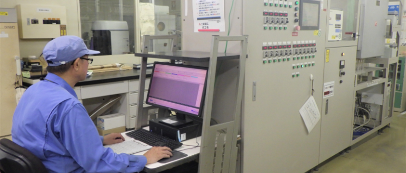 脱硝装置の試験