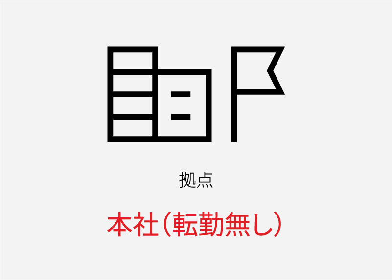 拠点 本社（転勤無し）