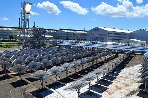 集光型太陽熱発電システム試験設備