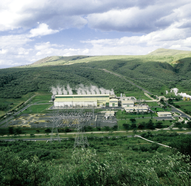KenGen's 105 MW Olkaria II Geothermal Power Plant.