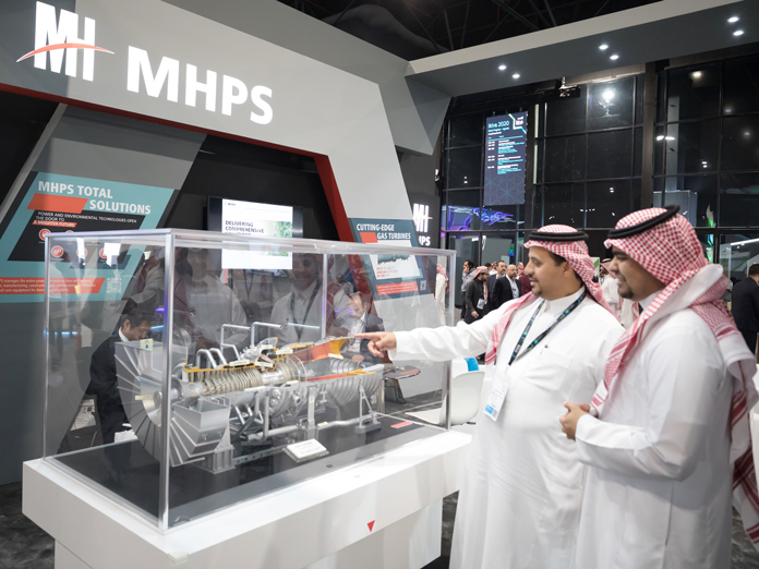 MHPS' exhibition booth
