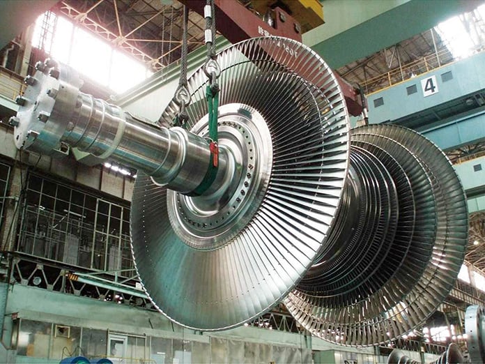 Nuclear Power Steam Turbine (LP Turbine Rotor with 54-inch Blades)