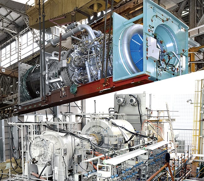 H-100 gas turbine / compressors for LNG plant