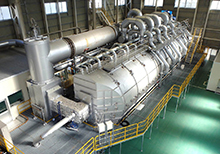Combustion test facility for boilers (4 tons/hour combustion capacity furnace)
