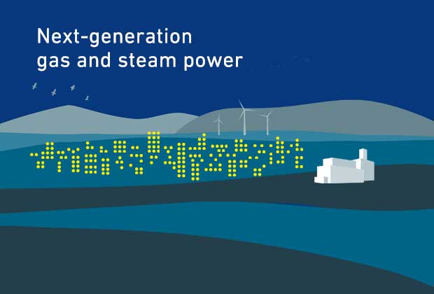Next-generation gas and steam power generation