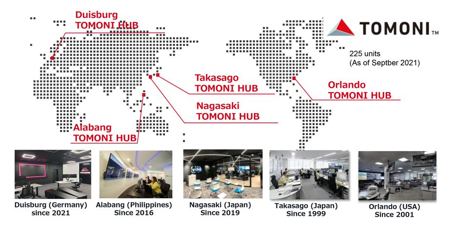 TOMONI HUBのグローバルネットワーク