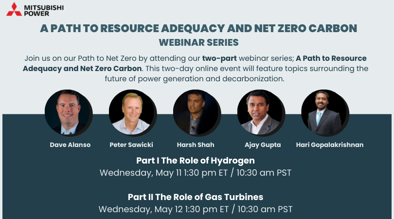 Mitsubishi Power webinar Path to resource adequacy 