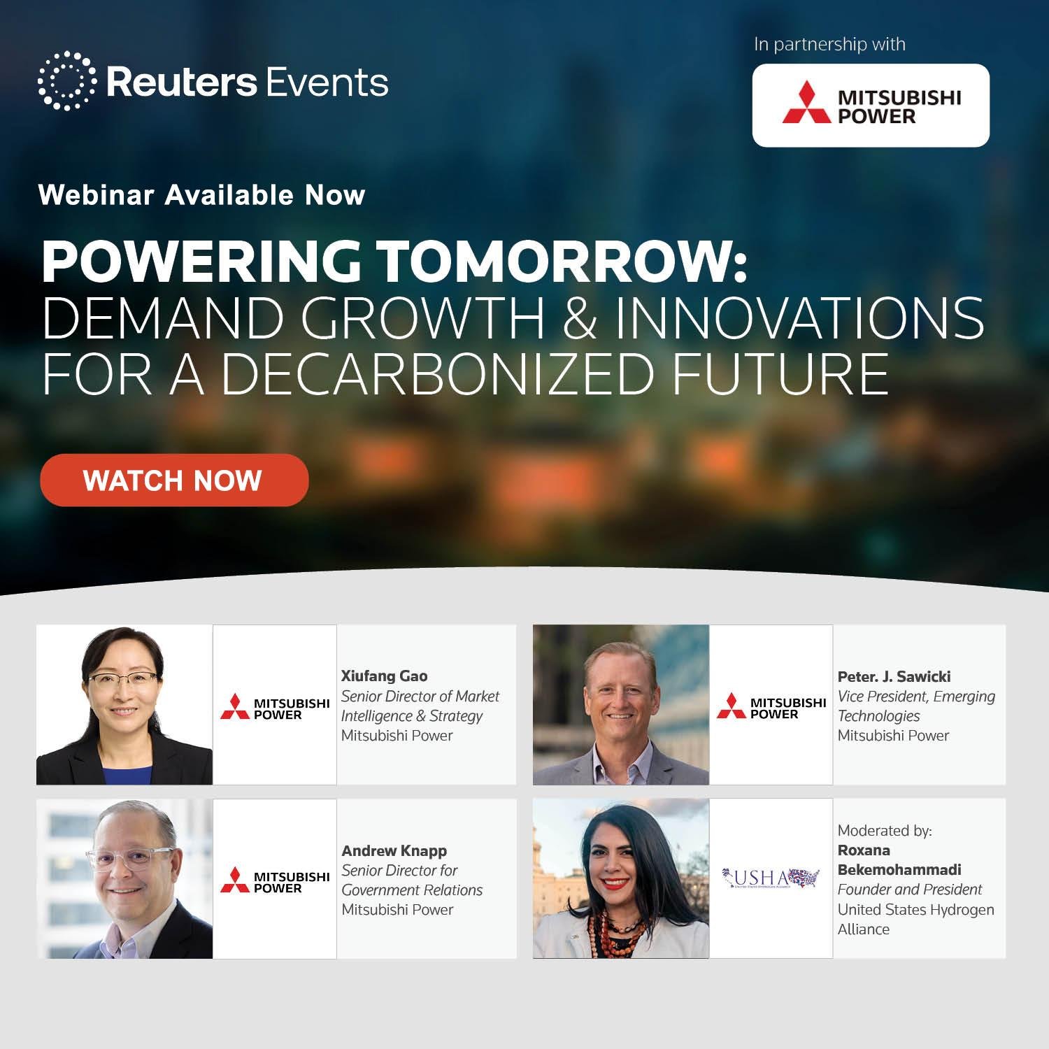 Powering Tomorrow Webinar Header