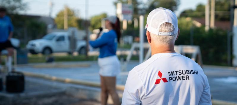 Behind Mitsubishi Power