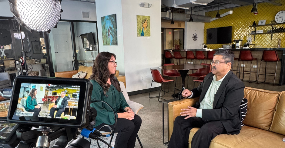 Behind the scenes of lightbulb moments episode 4 with Dr. Kapat
