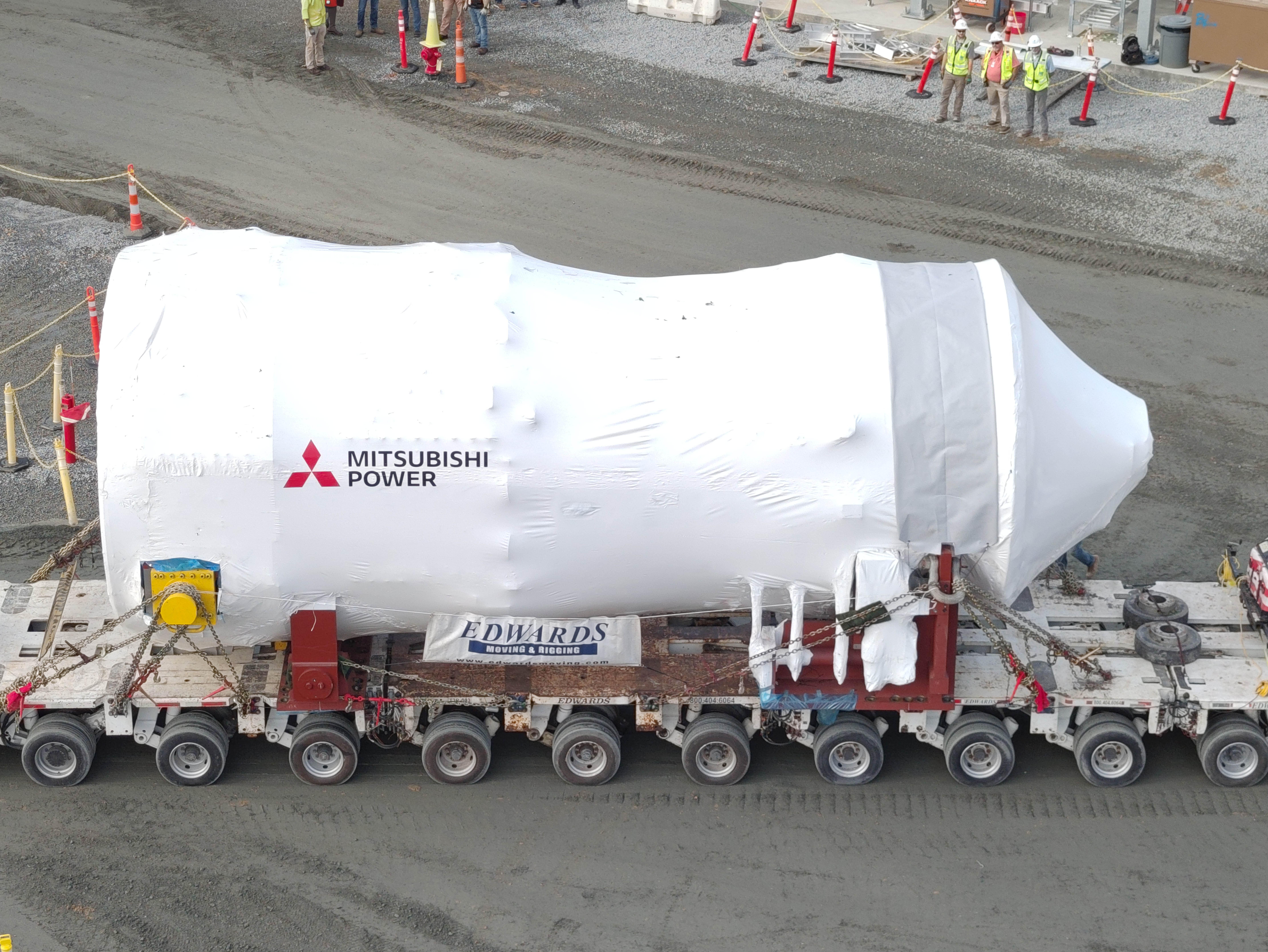 Gas Turbine Delivery to Georgia Power's Plant Yates