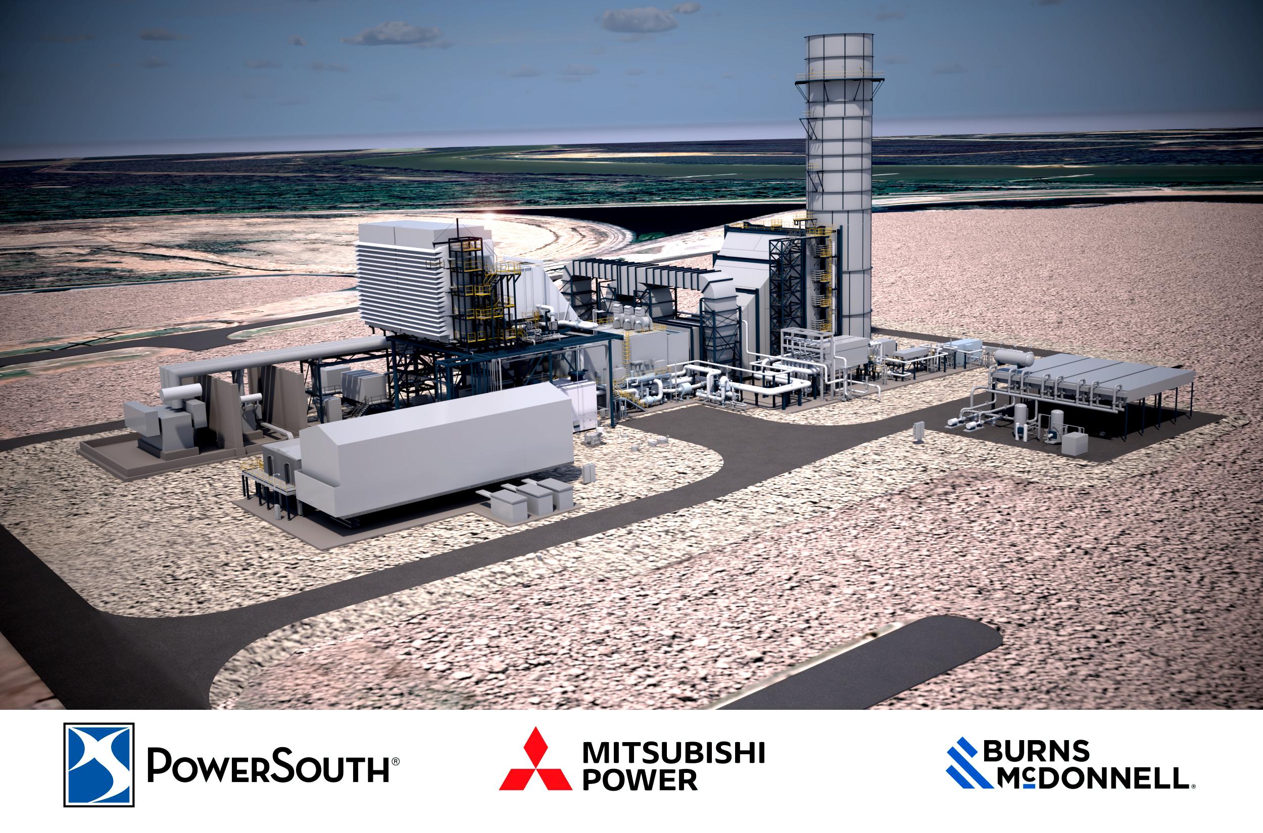 Rendering of Lowman Energy Center in Alabama