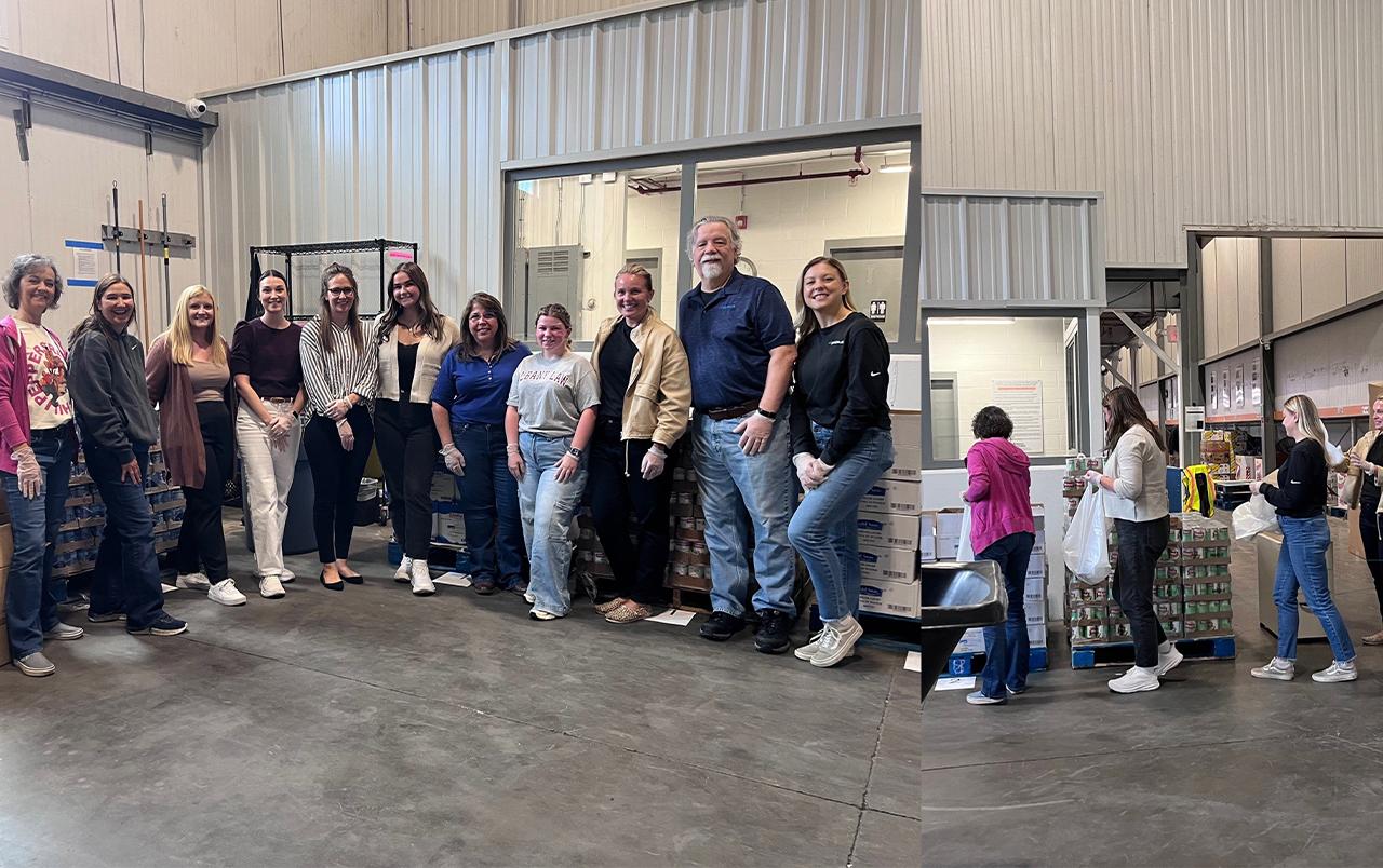 MD&A Employees volunteering at food banks for impact day 2024