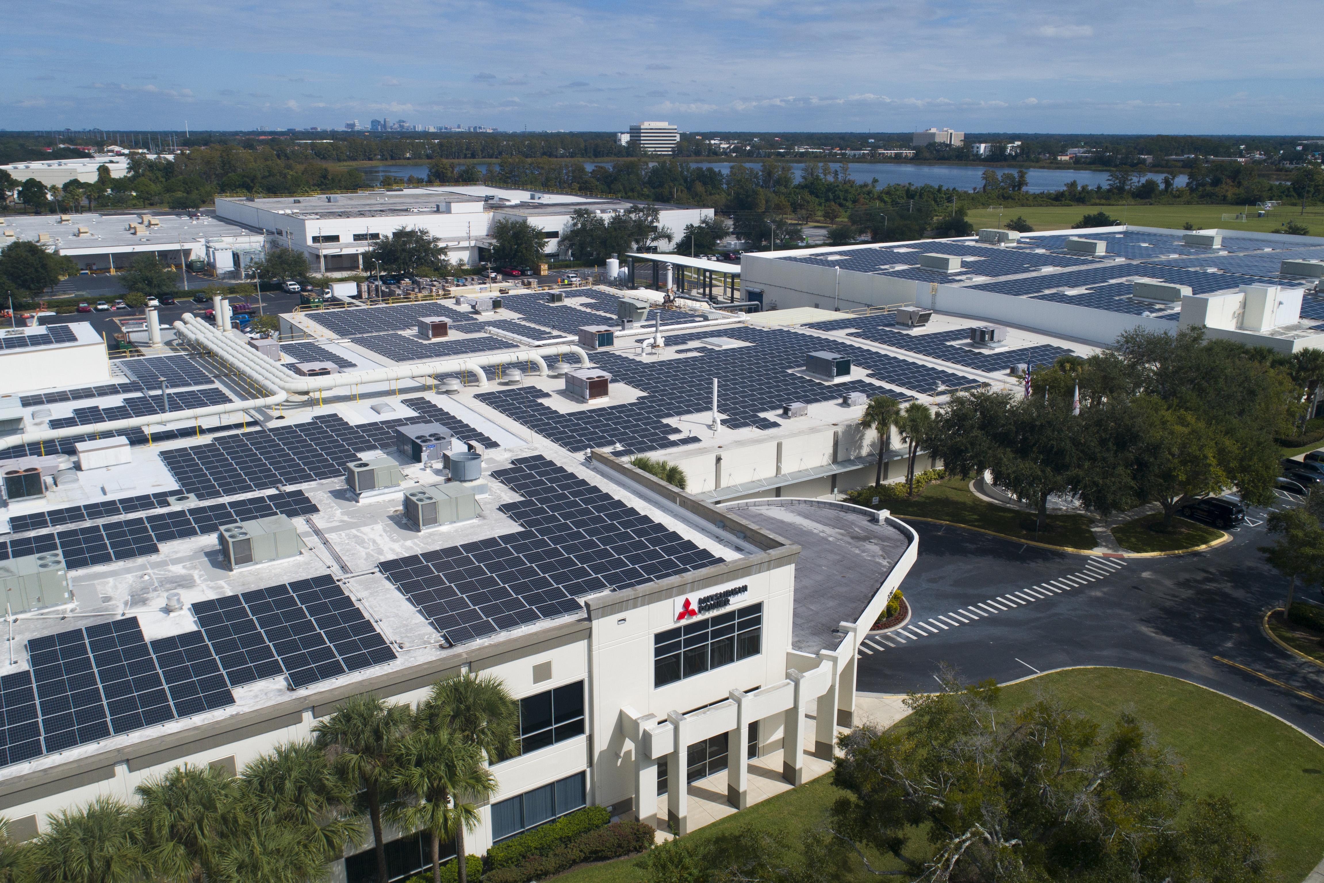 Orlando Service Center's Solar Panels