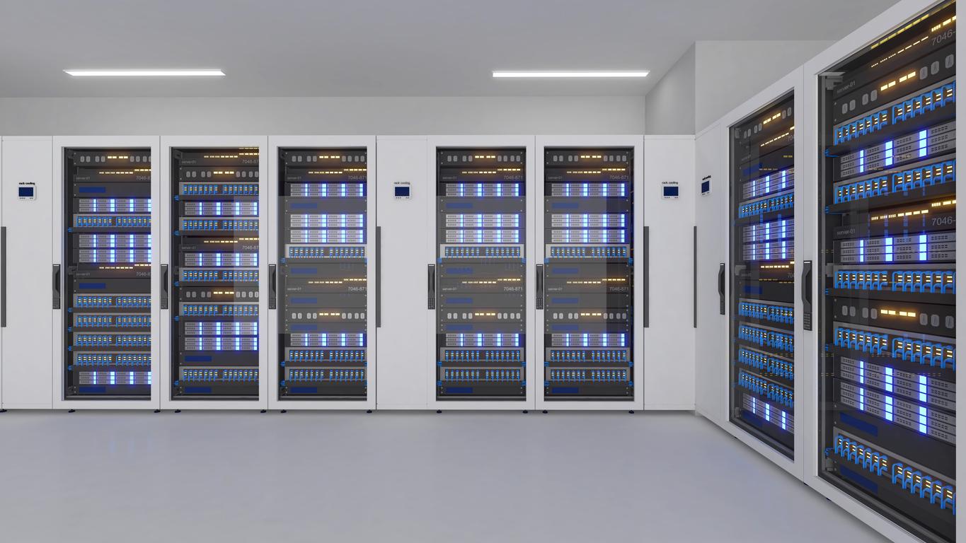 Data center Server white