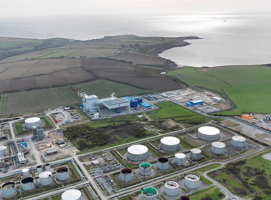 Bord Gáis Energy's Whitegate Combined Cycle Gas Turbine (CCGT) power station in Cork, Ireland