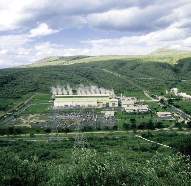 KenGen's 105 MW Olkaria II Geothermal Power Plant.