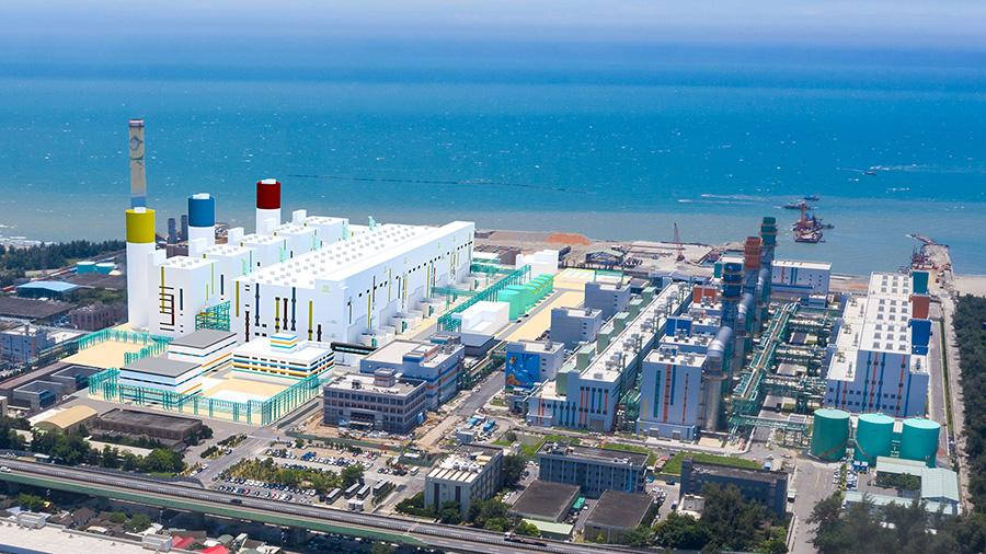 Conceptual rendering of the completed Tung Hsiao Power Plant