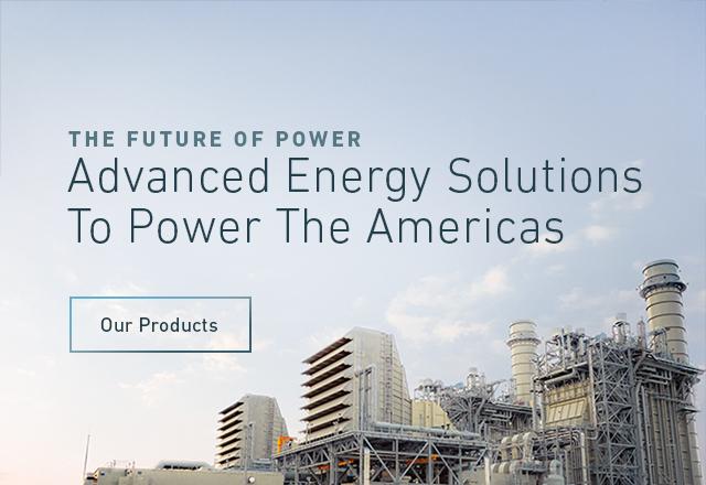 Power plant and written Advanced Energy Solutions to power the Americas